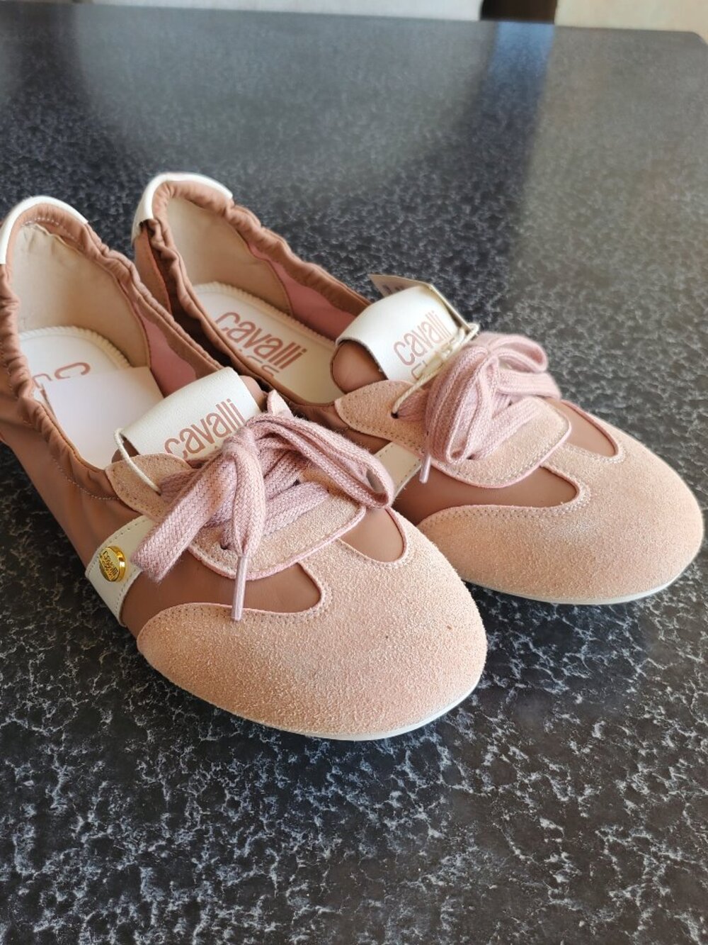 Cavalli class ! Suede sneaker in pink (EU /40)